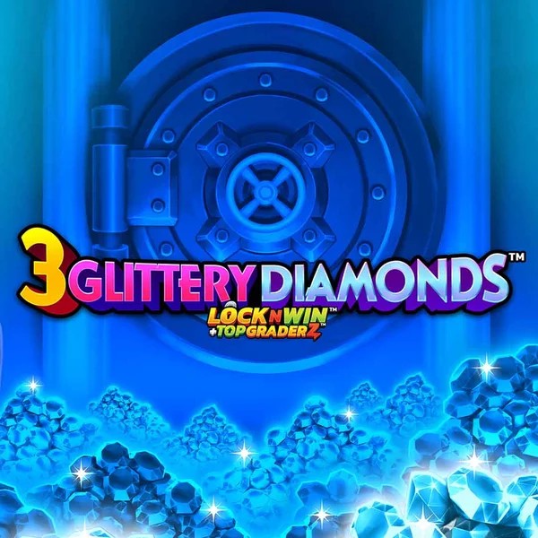3 Glittery Diamonds game by PearFiction Studios – logo hosted on 888 Casino