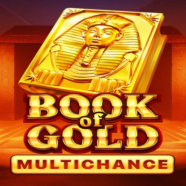 Book of Gold Multichance slot visual from Playson available on 888-kaszino.com