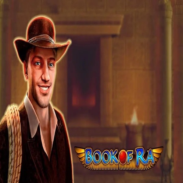 Book of Ra slot logo by Greentube at 888 Casino
