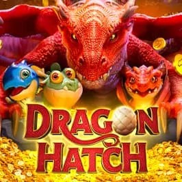 Dragon Hatch online game logo by PG Soft on 888-kaszino.com