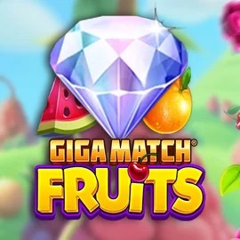 Giga Match Fruits online game logo by RubyPlay on 888-kaszino.com